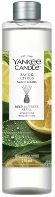 Наполнитель для ароматического диффузора Yankee Candle Signature Sage and Citrus, сменный, 250 мл