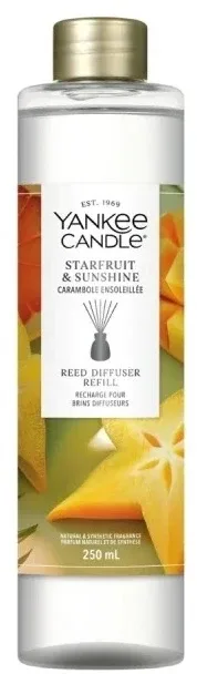 Наполнитель для ароматического диффузора Yankee Candle Signature Starfruit and Sunshine, сменный, 250 мл