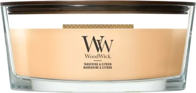 Свеча ароматическая в банке WoodWick Ellipse Candle Tangerine и Citron
