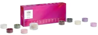 Подарочный набор чайных свечей Yankee Candle Gift Set, с подсвечником, 10 x 9,8 г