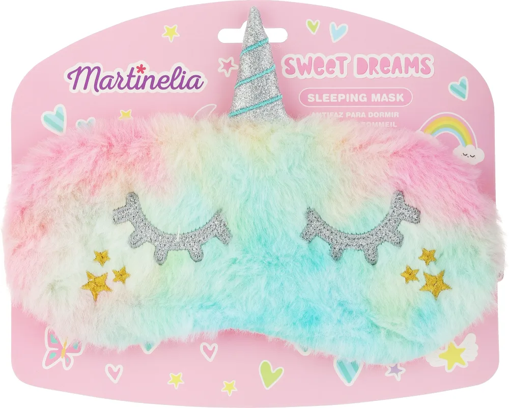 Маска для сна Martinelia Sweet Dream Sleeping Mask, пастельно-радужная, 1 шт