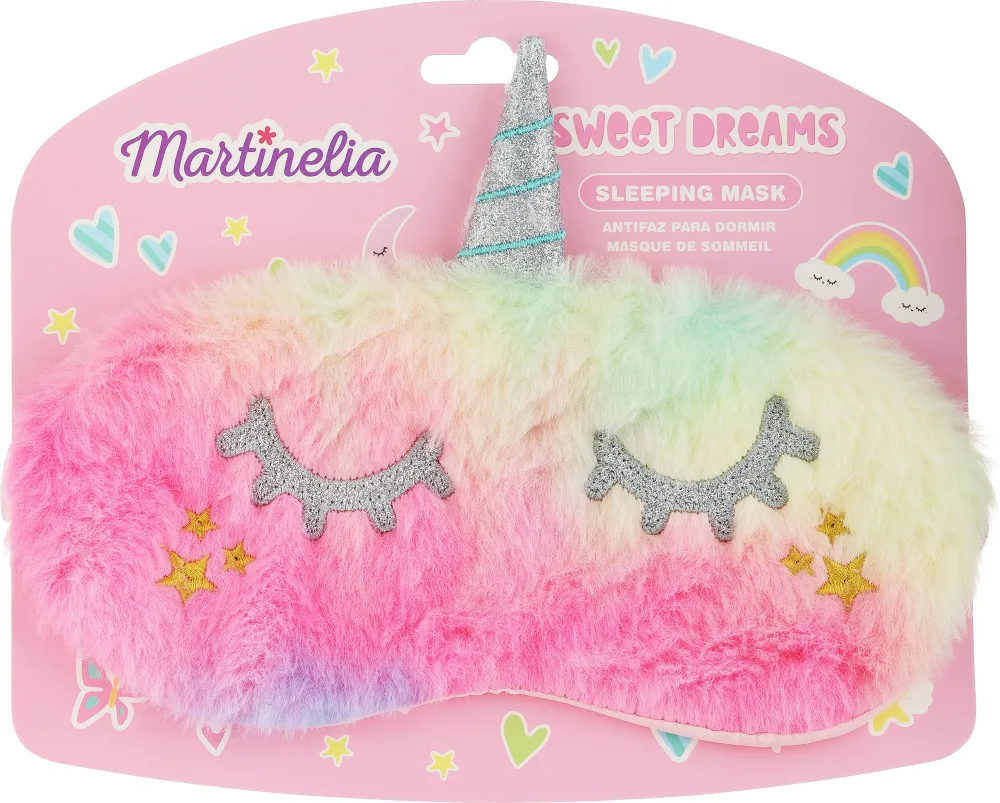 Маска для сна Martinelia Sweet Dream Sleeping Mask, розово-жёлтая, 1 шт