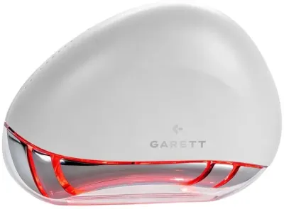 Массажёр для лица Garett Beauty Glow Stone, белый, 1 шт
