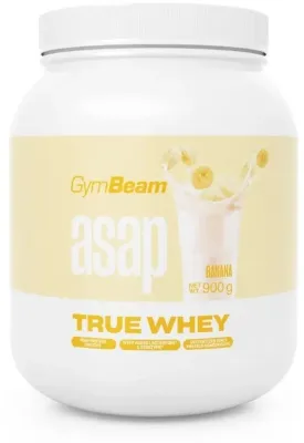 Сывороточный протеин GymBeam ASAP True Whey со вкусом банана, 900 г