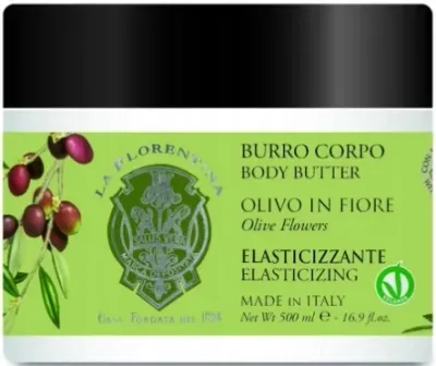 La Florentina Olive Flowers баттер для тела с маслом ши, оливковым и миндальным маслом 500 мл