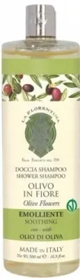 Гель для мытья тела и волос La Florentina Olive Flowers Shower Shampoo, 500 мл