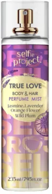 Мист для тела и волос парфюмированный Selfie Project True Love Body и Hair Mist, 235 мл