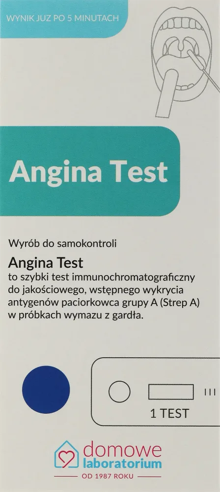 Тест на стрептококки группы A Hydrex Diagnostics Angina Test Strep A, 1 шт