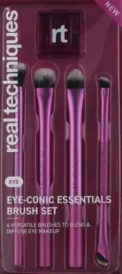 Набор кистей для макияжа глаз Real Techniques Eye-Conic Essentials Brush Set, 4 шт