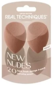 Набор спонжей для макияжа Real Techniques New Nudes 2.0 Bare Finish, 4 шт