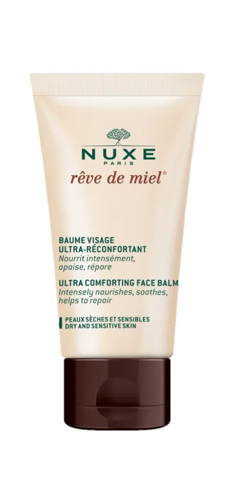 Nuxe Reve de Miel Ultra Comforting Face Balm бальзам для лица для сухой кожи с мёдом, маслом ши и аргановым маслом 50 мл