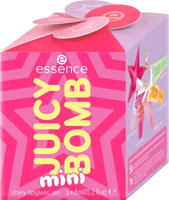 Набор блесков для губ Essence Juicy Bomb Mini Shiny Lipgloss Set