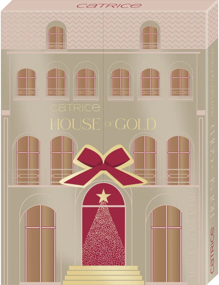 Адвент-календарь Catrice House Of Gold Advent Calendar с косметикой для макияжа, 24 продукта