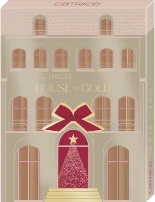 Адвент-календарь Catrice House Of Gold Advent Calendar с косметикой для макияжа, 24 продукта