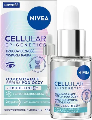 NIVEA Cellular Epigenetics сыворотка для кожи вокруг глаз с гиалуроновой кислотой и пептидом 15 мл