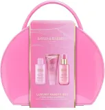 Baylis & Harding Baylis & Harding Jojoba, Vanilla & Almond Oil Luxury Vanity (b/wash/100 мл + b/lot/100 мл + b/mist/100 мл) - Набор для тела Baylis Harding Jojoba, Vanilla, Almond Oil Luxury Vanity: средство для мытья тела, лосьон, мист, по 100 мл — фото 1