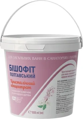 Концентрат кристаллический Bisheffect полтавский с жасмином и эфирным маслом розового дерева, 1000 мл