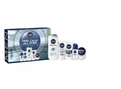 Мужской набор по уходу за кожей Nivea Men Feel Calm All Over Complete Skincare Kit, 5 продуктов