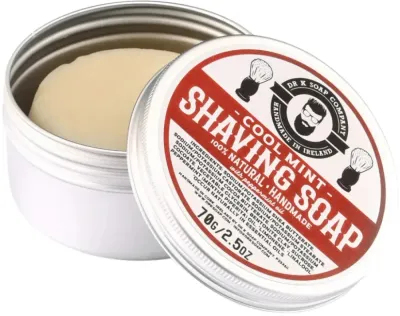 Мыло для бритья Dr K Soap Company Shaving Soap Cool Mint «Прохладная мята», 70 г
