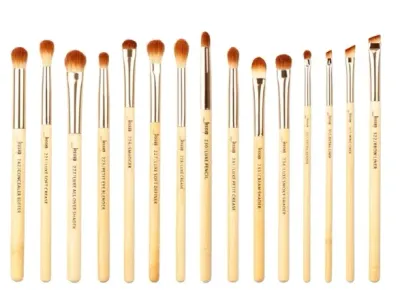 Набор кистей для макияжа Jessup Bamboo Eyes Brushes Set T137, 15 шт