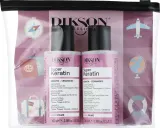 Dikson Professional Super Keratin Travel Kit набор шампунь 100 мл и кондиционер 100 мл дорожный набор для волос с кератином — фото 1