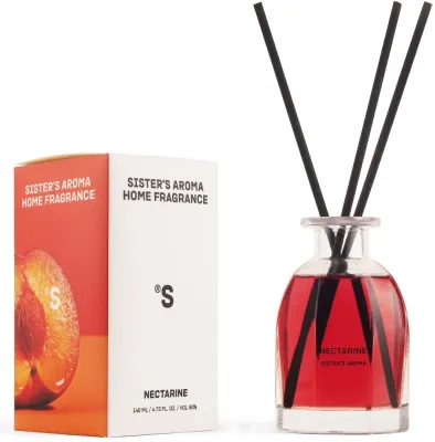 Диффузор ароматический Sister's Aroma Nectarine для дома, 140 мл