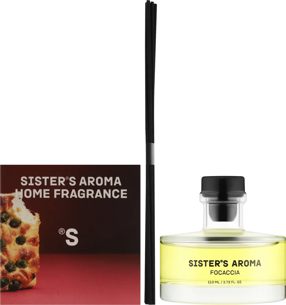 Диффузор ароматический Sister's Aroma Focaccia для дома, 110 мл