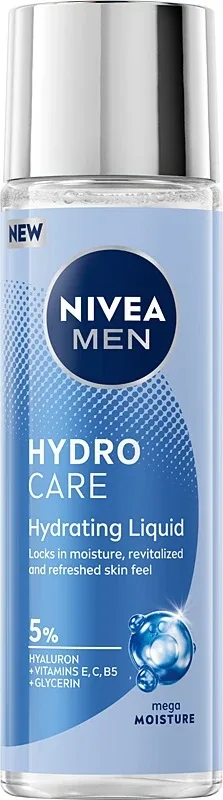 NIVEA MEN Hydrocare Hydrating Liquid эссенция для лица увлажняющая для мужчин с гиалуроновой кислотой 100 мл