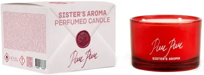 Ароматическая свеча Sister's Aroma PUR PUR Perfumed Candle, соевый воск, хлопковый фитиль, 130 г
