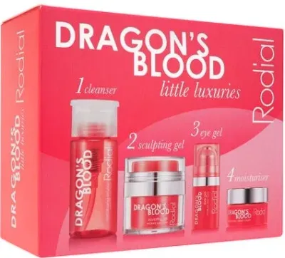 Rodial Dragons Blood Little Luxuries Kit набор для лица: мицеллярная вода 100 мл, гель 9 мл, гель под глаза 5 мл, крем 10 мл