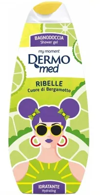 Dermomed Rebel гель для душа Heart Of Bergamot 500 мл, Сердце бергамота, цитрусовый аромат