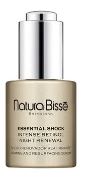 Natura Bisse Essential Shock Intense Retinol Night Renewal ночная антивозрастная сыворотка для лица с ретинолом и пептидами 30 мл