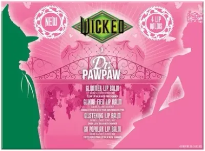 Dr. PAWPAW Wicked Set набор бальзамов для губ 4 шт. по 3 г, бальзамы с экстрактом папайи и растительными маслами