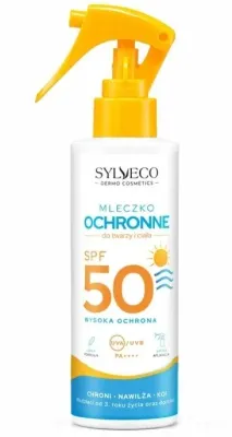 Защитное молочко для лица и тела Sylveco Dermo Cosmetics Face And Body Protective Milk Spf50, 200 мл