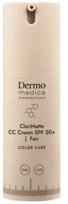 CC крем для лица Dermomedica ClariMatte CC Cream SPF 50+, 23 мл, оттенок Fair Light