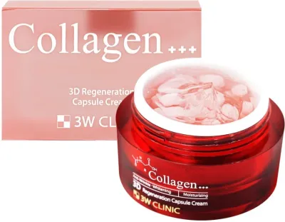 Регенерирующий крем для лица 3W Clinic Collagen 3d Regeneration Capsule Cream, 55 г