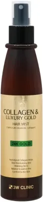 Спрей для волос 3W Clinic Collagen и Luxury Gold Hair Mist, 210 мл