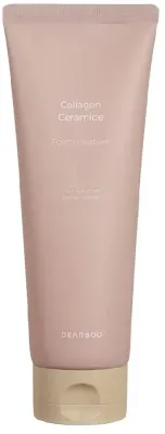 Dearboo Collagen Ceramide Foam Cleanser очищающая пенка для умывания лица с коллагеном и церамидами, 150 мл