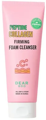 Dearboo Peptide Collagen Firming Foam Cleanser пенка для умывания с пептидным коллагеном 150 мл очищающая пенка для лица для ежедневного ухода
