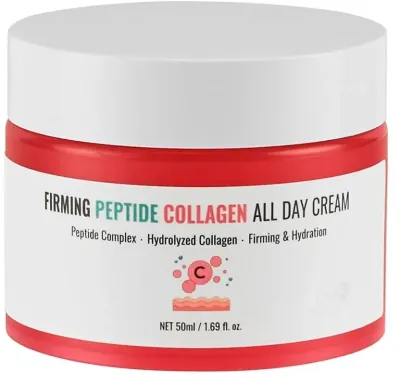 Dearboo Firming Peptide Collagen All Day Cream крем для лица с пептидным коллагеном укрепляющий для ежедневного ухода 50 мл