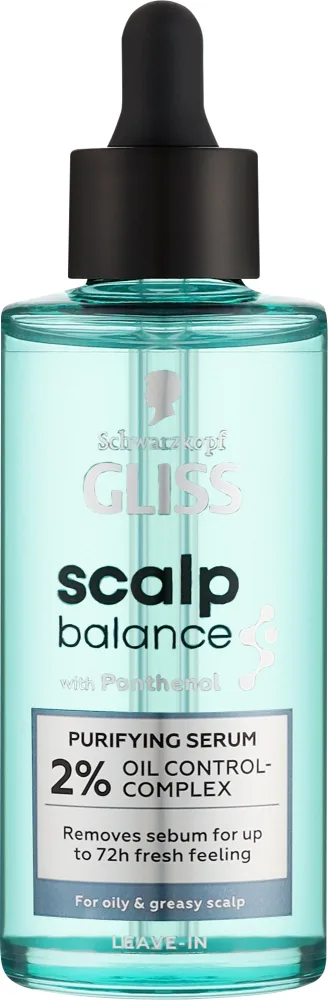 Сыворотка для кожи головы Gliss Scalp Balance Purifying Serum очищающая, для жирной кожи головы, 100 мл