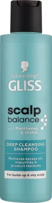 Шампунь для волос Gliss Scalp Balance Deep Cleansing Shampoo, глубоко очищающий, 200 мл
