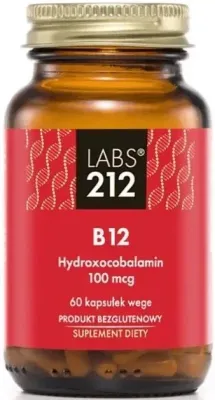 БАД витамин B12 гидроксикобаламин Labs212, 100 мкг, 60 шт