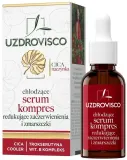 Uzdrovisco Cica Vascular Cooling Compress Serum сыворотка для лица охлаждающая против покраснений 30 мл, с центеллой и троксерутином для кожи с сосудиками — фото 1