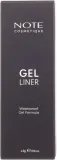 Подводка для глаз гелевая Note Gel Eyeliner, 4,5 г, оттенок 01 - Black — фото 4
