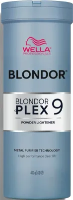 Осветлитель для волос в порошке Wella Professionals Blondor Plex 9 Powder Metal Purifier, 800 г