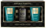 Baylis & Harding Baylis & Harding Black Pepper & Ginseng Men's Luxury Mini Trio (h/b/wash/100 мл + ash/balm/50 мл + sh/gel/50 мл) - Мужской набор Baylis Harding Black Pepper, Ginseng Men's Luxury Mini Trio: гель для волос и тела, бальзам после бритья, гель для душа — фото 1