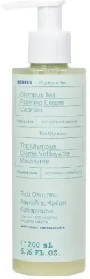 Крем для умывания лица Korres Olympus Tea Foaming Cream Cleanser с чаем, пенящийся, 200 мл