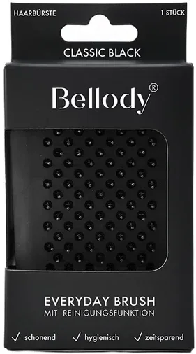 Щётка для волос Bellody Brushes Everyday Brush Classic Black, 1 шт