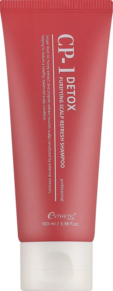 Шампунь для кожи головы Esthetic House CP-1 Detox Scalp Shampoo, себорегулирующий, очищающий, 100 мл или, 100 мл / 500 мл